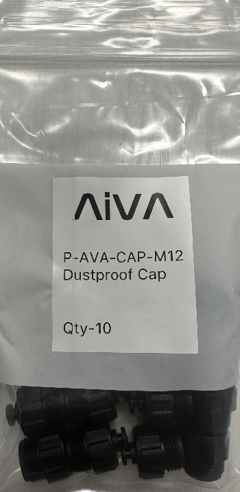 Dustproof Cap (M12 FEM Connector) 10 Pack.